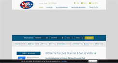 Desktop Screenshot of hotelinvictoriatx.com